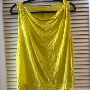 New York & Co bright yellow tank top XL 14